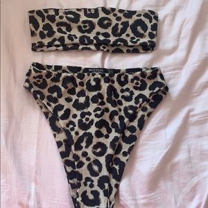 Leopard print binki